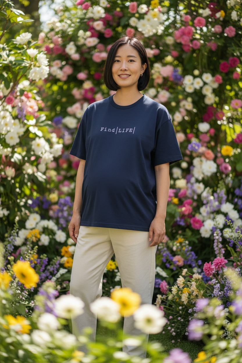 Find |LIFE| Blue T-Shirt