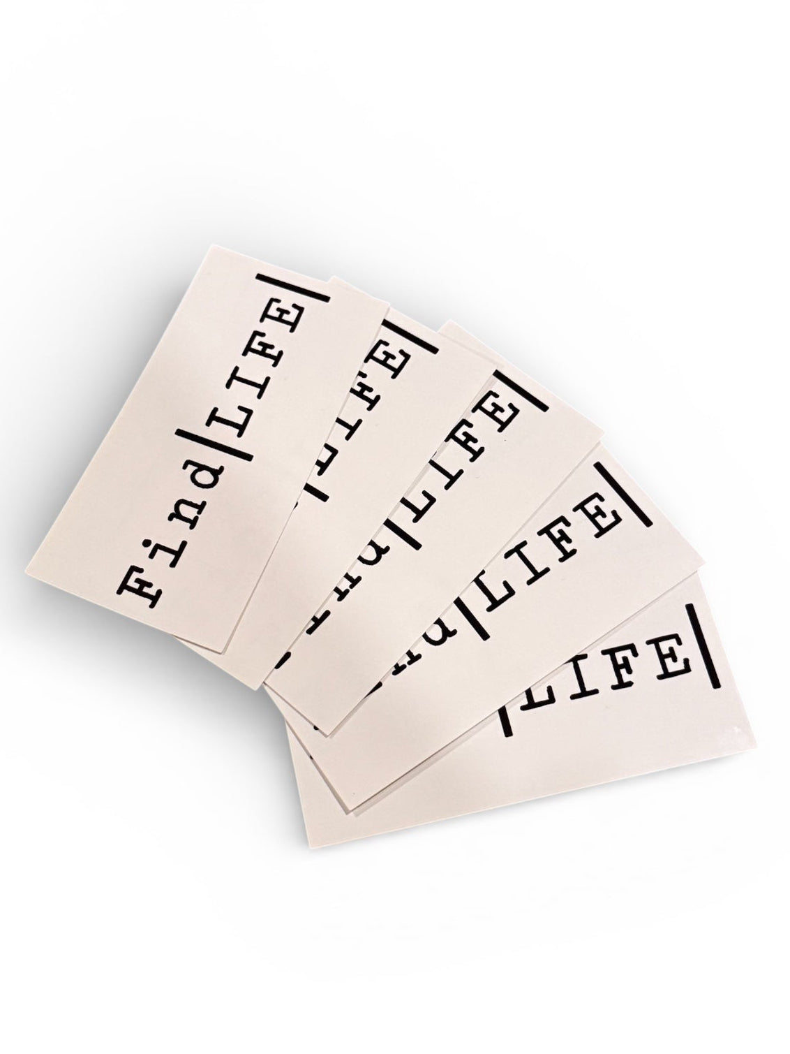 Find |LIFE| Stickers (Pack of 5)