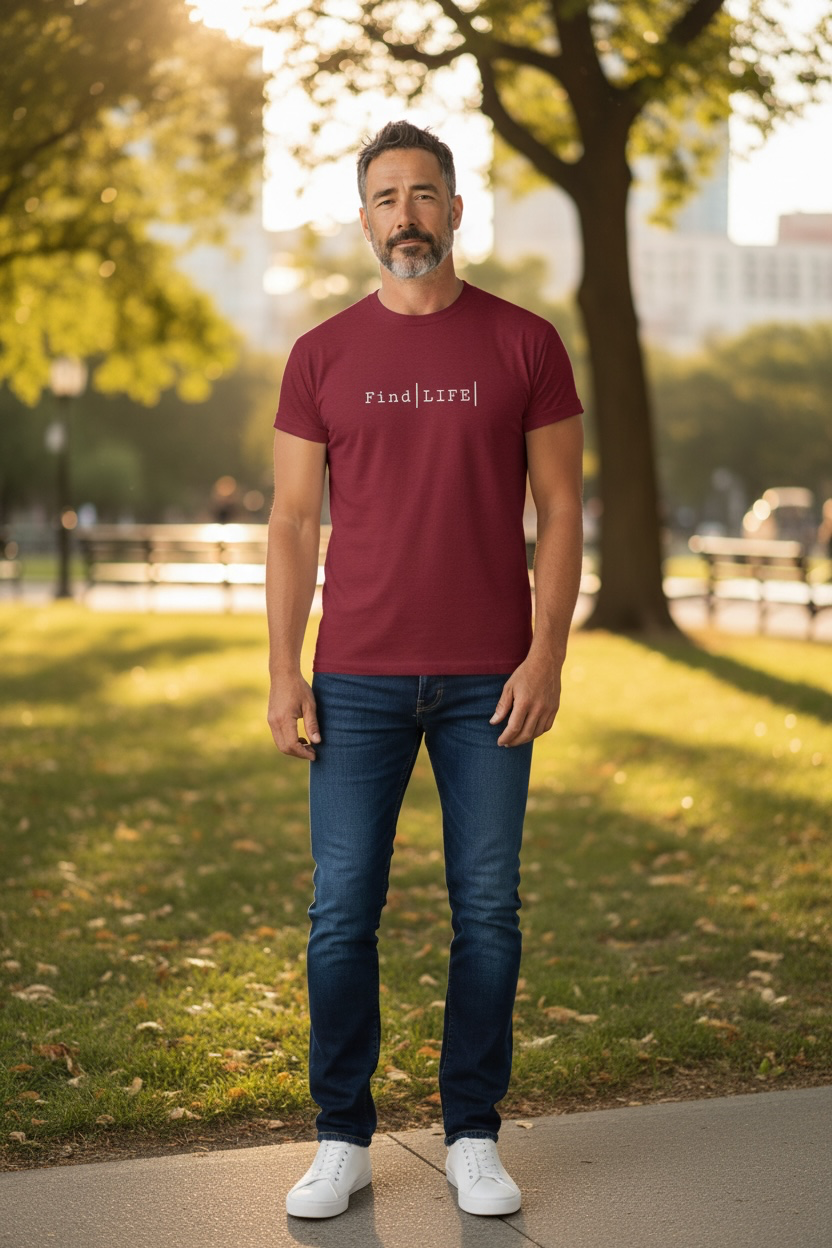 FIND |LIFE| Cardinal T-Shirt