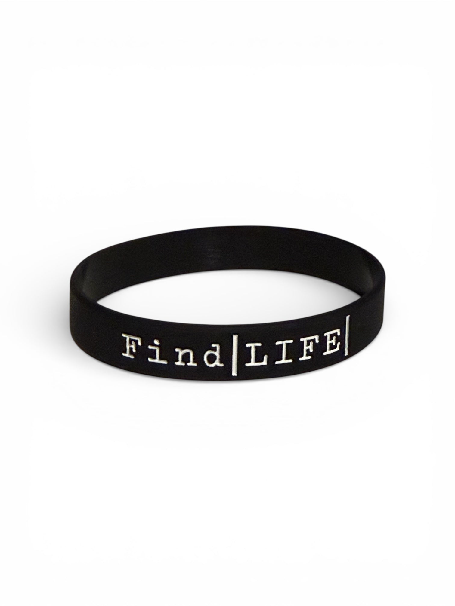Find |LIFE| Wristband- Black