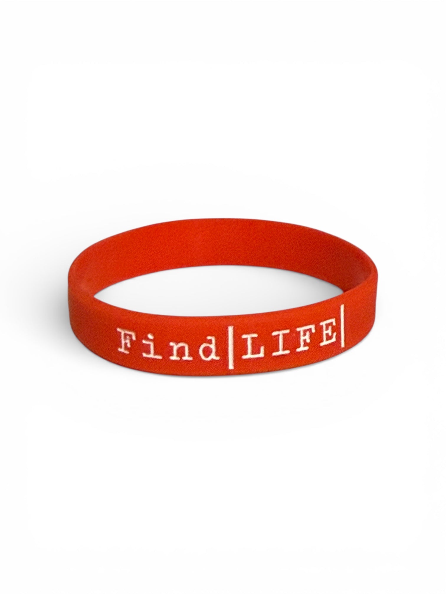 Find |LIFE| Wristband- Red